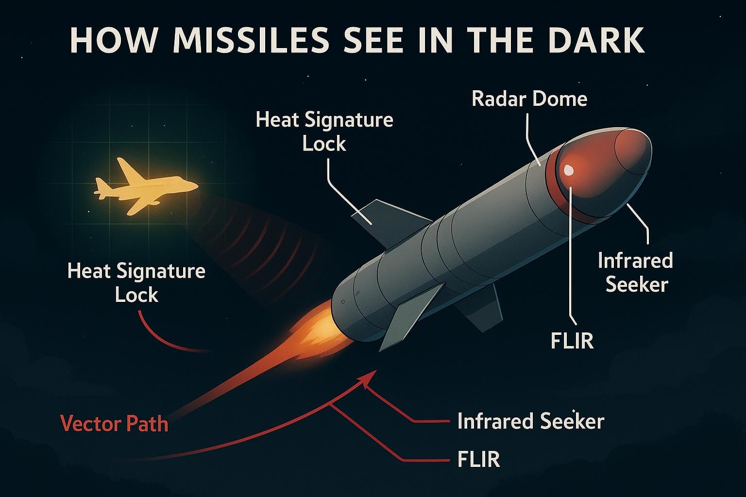 how missile see in the dark