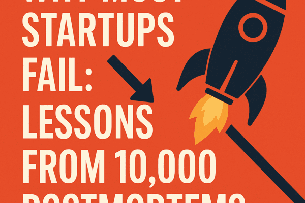 Why Most Startups Fail: Crucial Insights from 10,000 Postmortems why most stratup fails