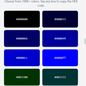Full Color Palette